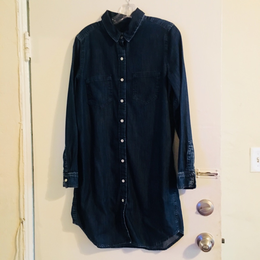 Big Star Button Front Harper Denim Dress